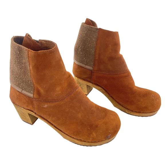 Sanita Brown Suede Ankle Boots - Picture 1 of 6